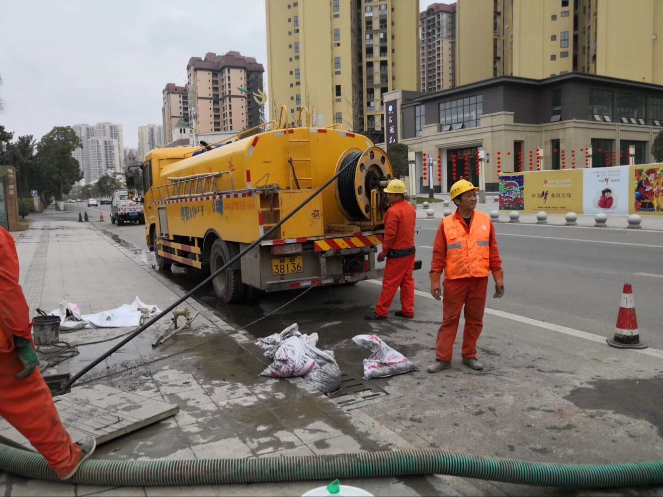 商南排污管道清淤-管道清洗
